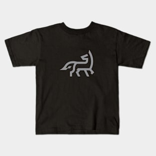 simple wolf icon Kids T-Shirt